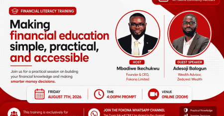 Fokona Monthly Financial Literacy Training